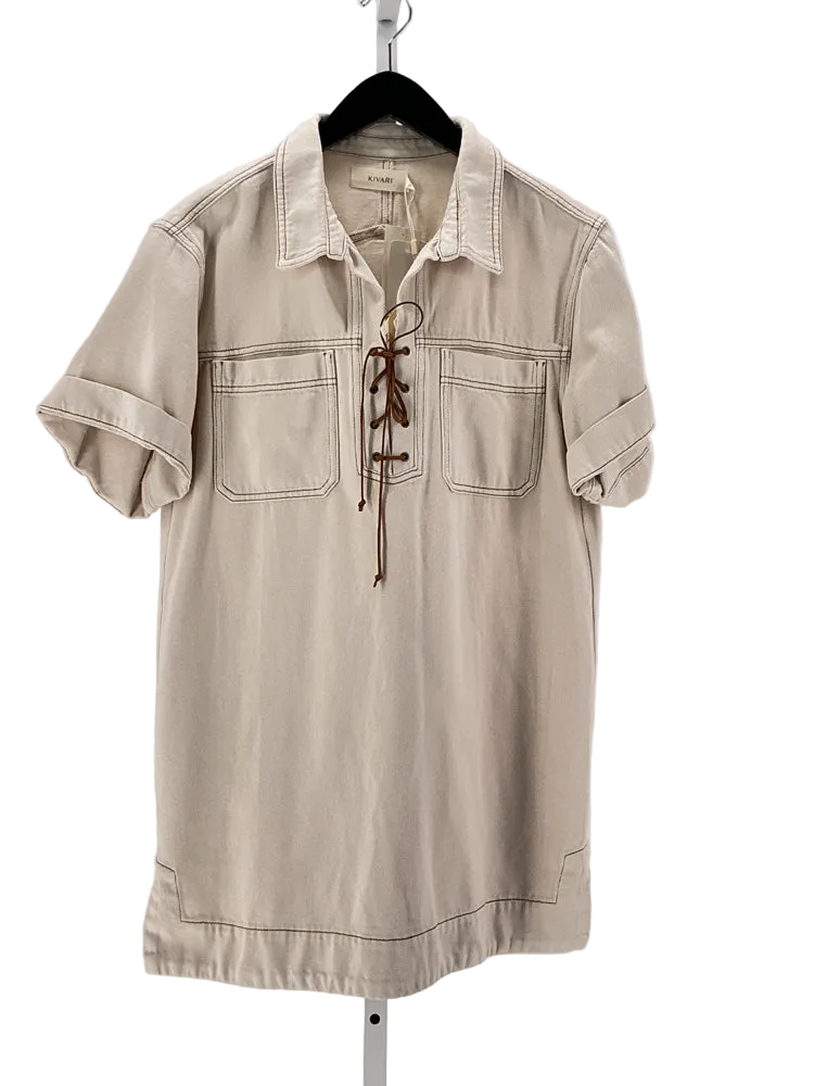 Kivari Size 6 Tan Dress