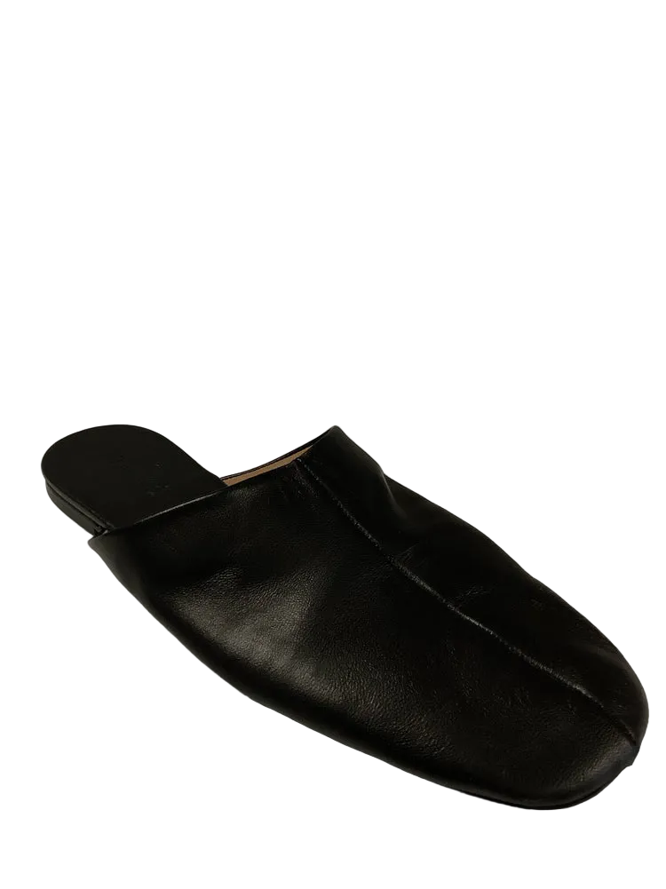 Flattered Shoe Size 10 Black Maurine Mules