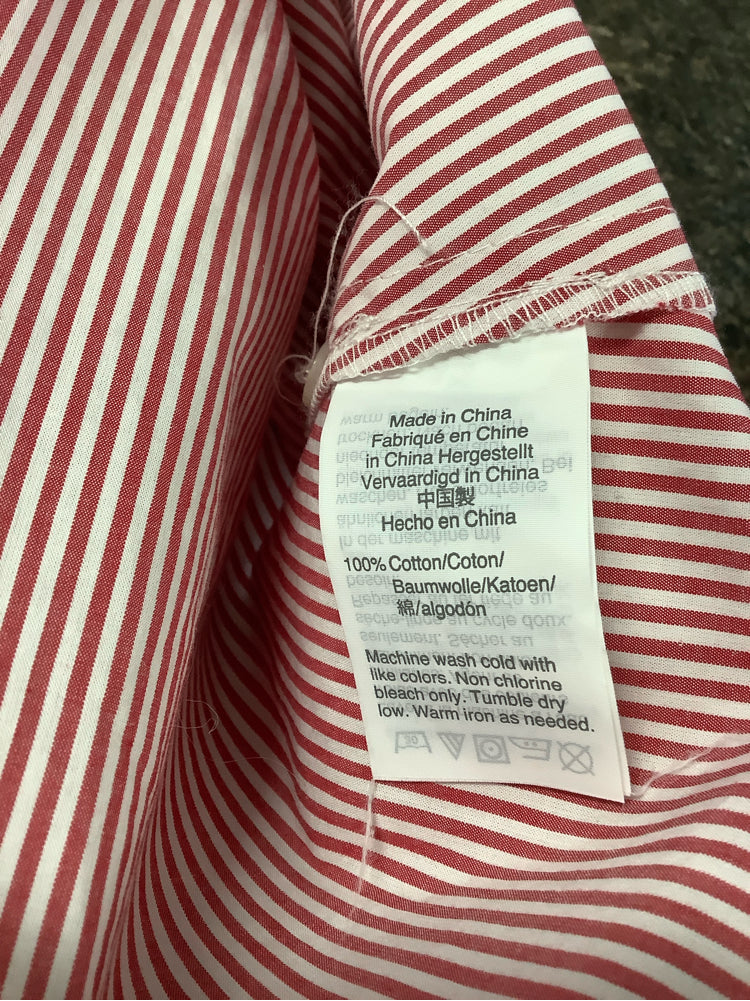 Jcrew Size 6 Red & White Dress