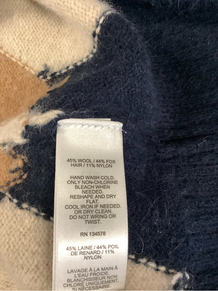 Vineyard Vines Size L Navy multi Sweater