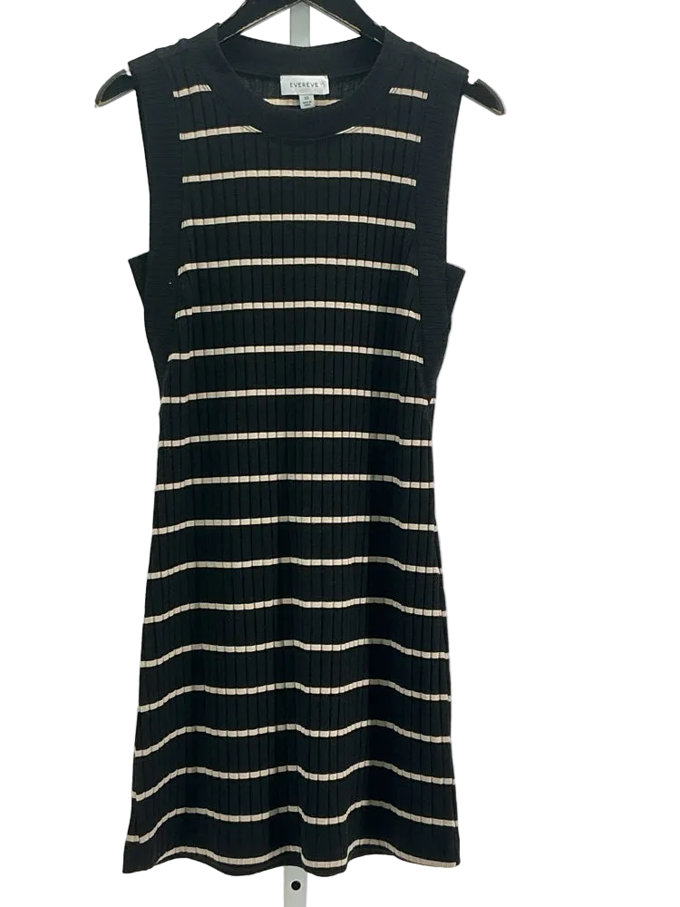 Evereve Size XS Black & Tan Dress
