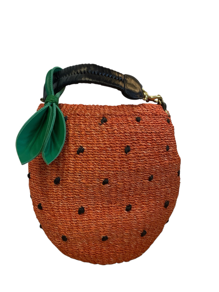Clare V. Orange multi STRAWBERRY Handbags