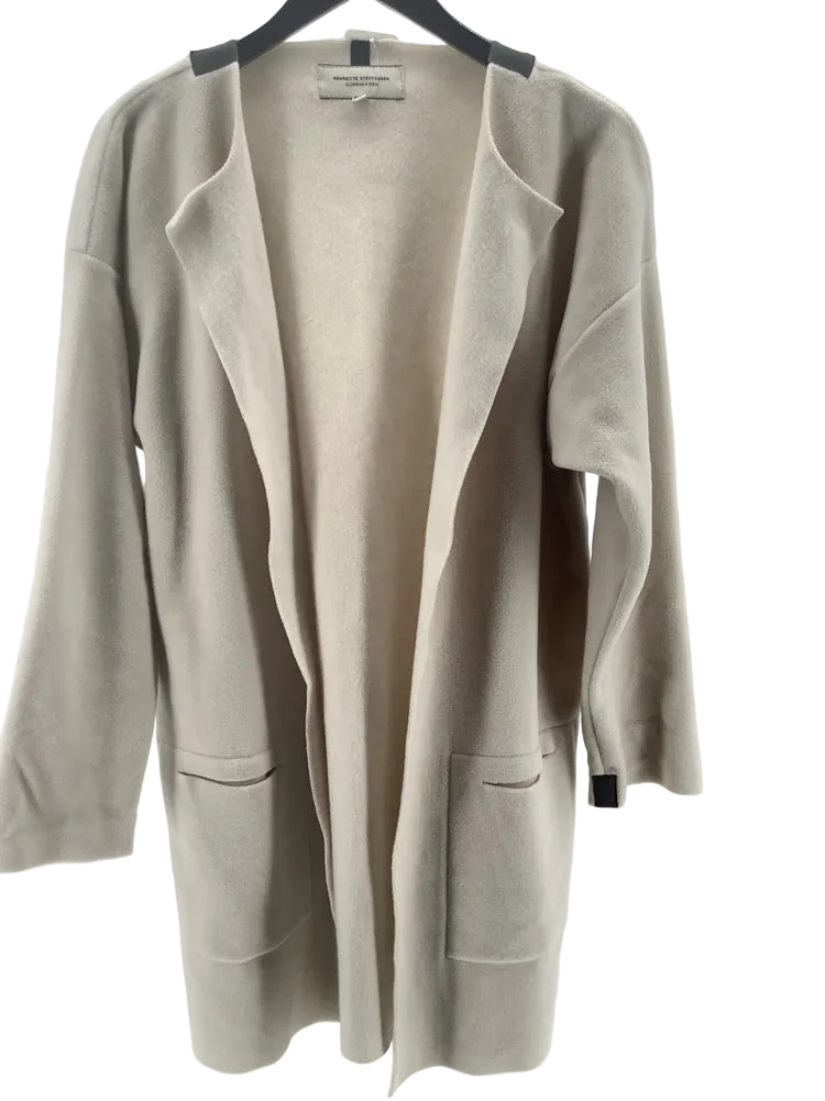 Henriette Steffensen Size XL Tan Cardigan