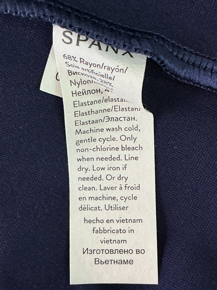 Spanx Size XL Navy Shirt
