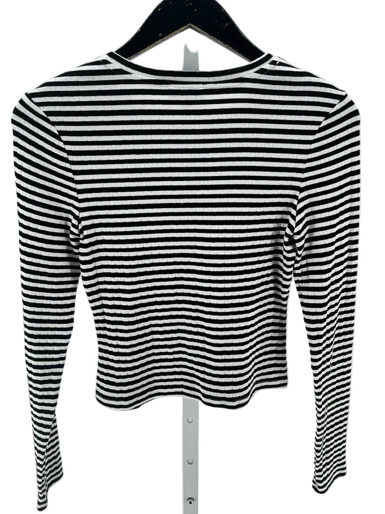 Evereve Size XS Black & White Shirt