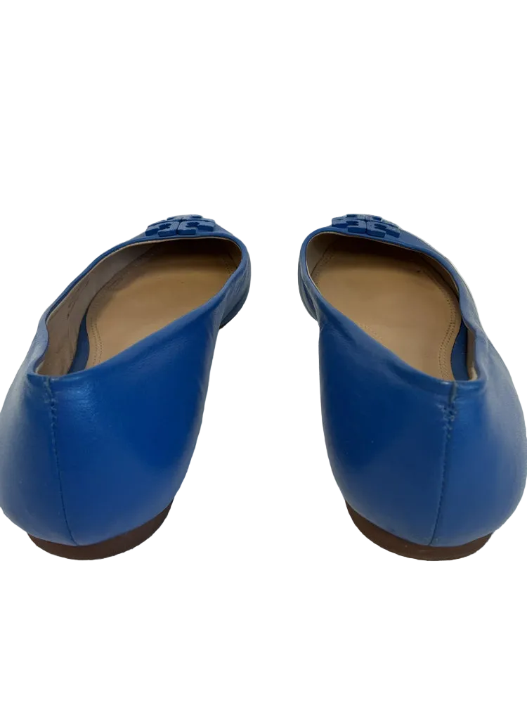 Tory Burch Shoe Size 8 Royal Blue Lowell Flats