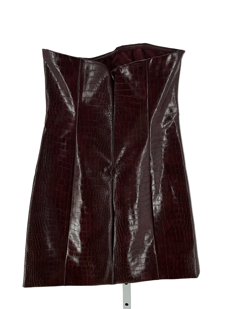 Meshki Size XS Burgundy Dress