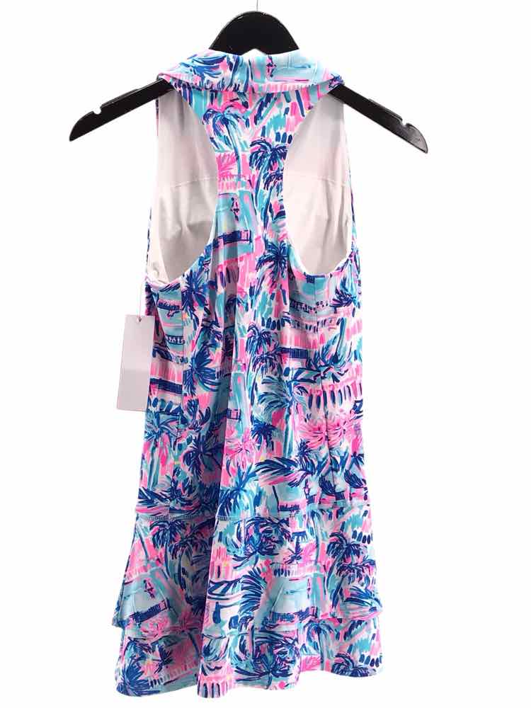 Lilly Pulitzer Luxletic Size XS Blue Multi Dania Dress