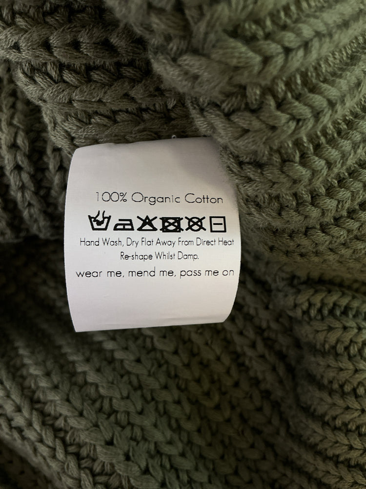 Beaumont Organic Size M Green Sweater