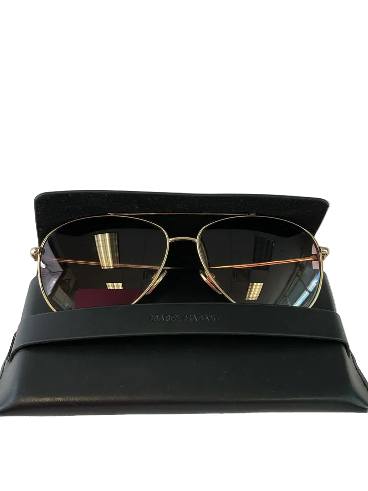 Isabel Marant Gold Sunglasses