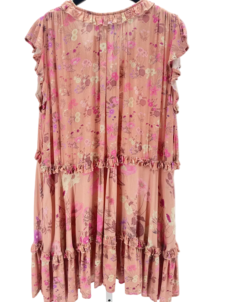 Spell & The Gypsy Size L Pink multi Dress