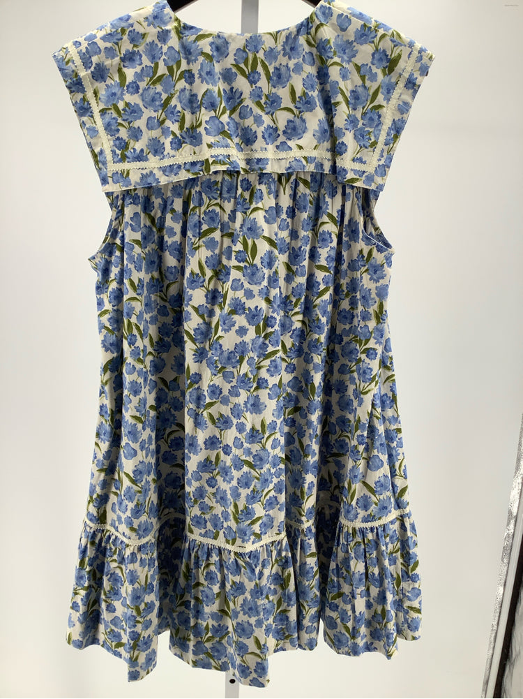 Maeve Size M Blue Multi Dress