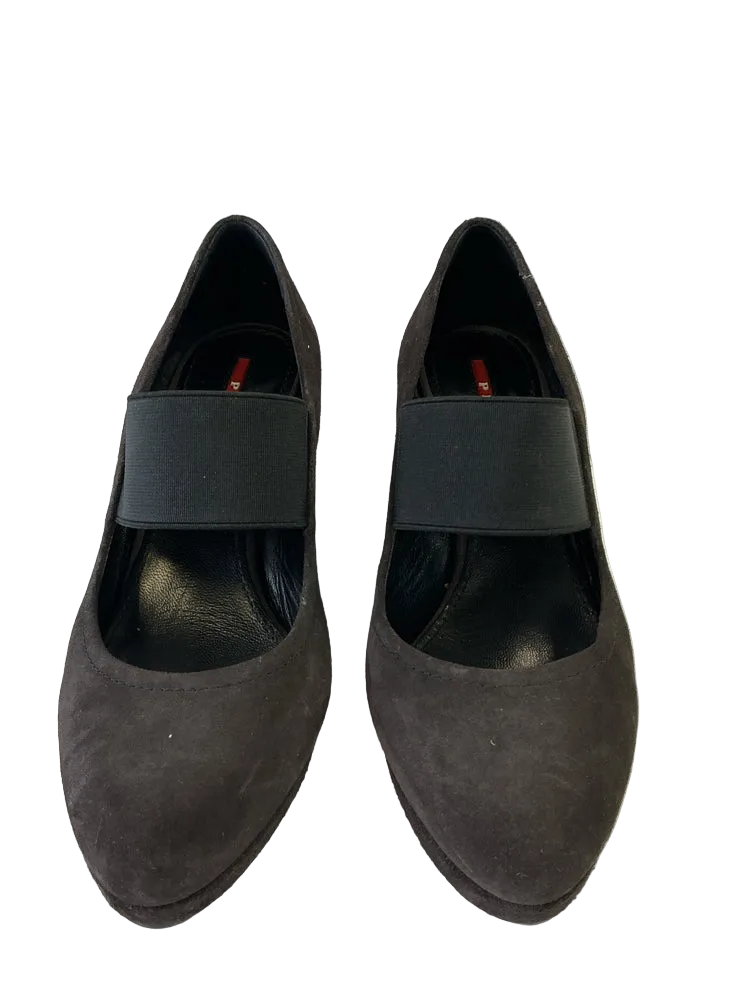 Prada Shoe Size 6.5 Brown Wedges