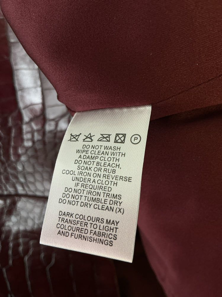 Meshki Size XS Burgundy Dress