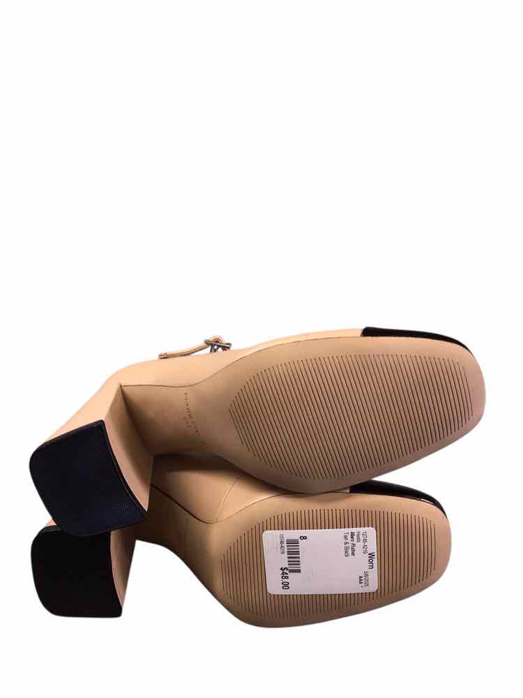 Marc Fisher Shoe Size 8 Tan & Black Heels