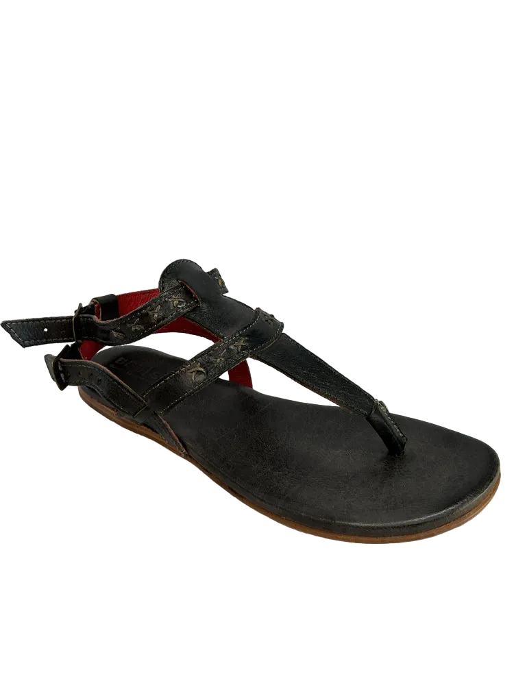 Bed Stu Shoe Size 7 Black Moon Sandals