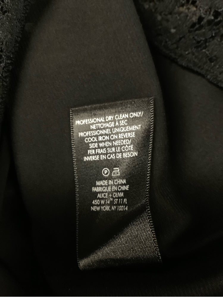 Alice & Olivia Size 14 Black Skirt