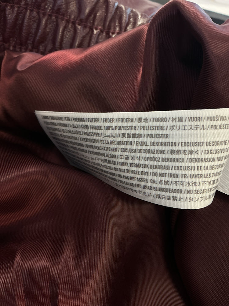 Abercrombie & Fitch Size S Burgundy Jacket