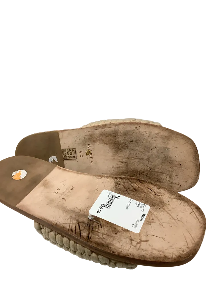 marea Shoe Size 12 Tan Slides