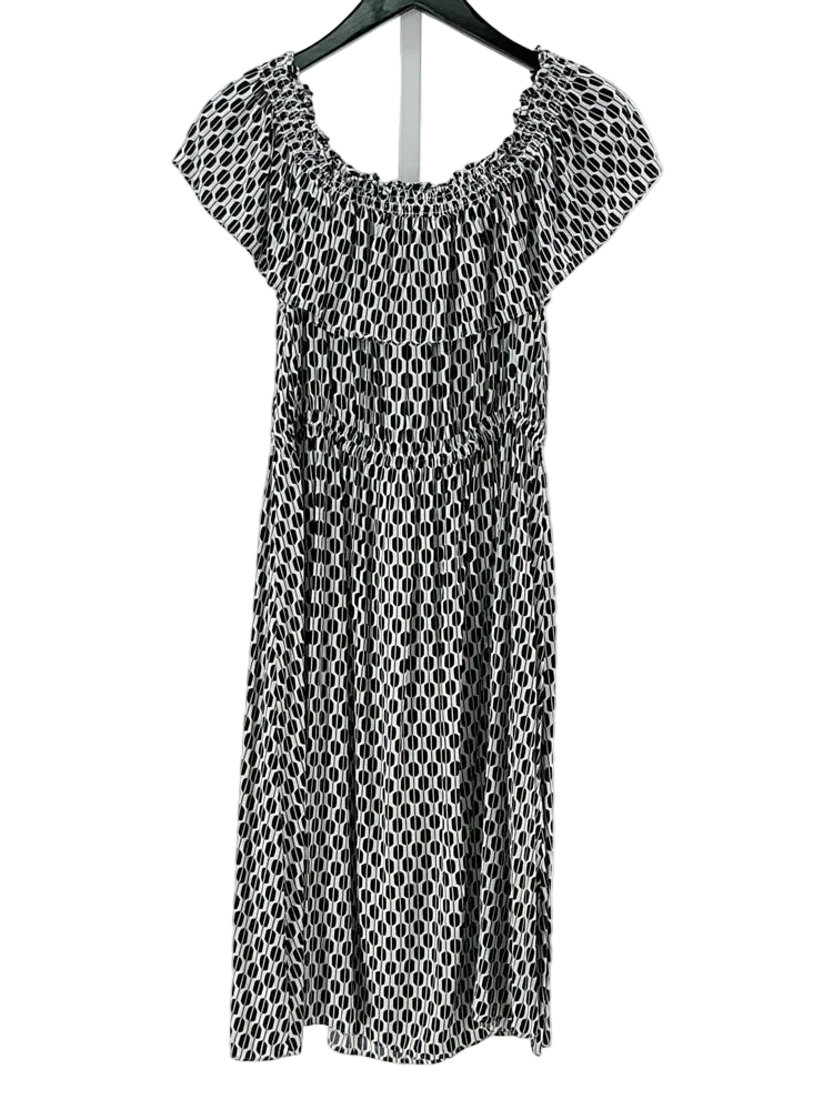 Kate Spade Size M Black & White Dress