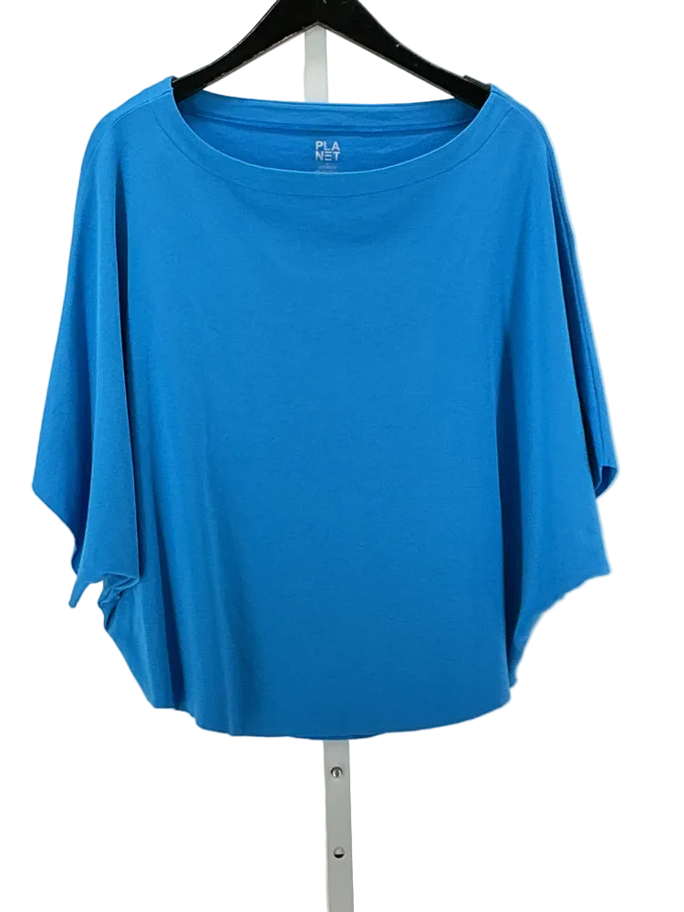 Planet by Lauren G Size One Size Blue Shirt