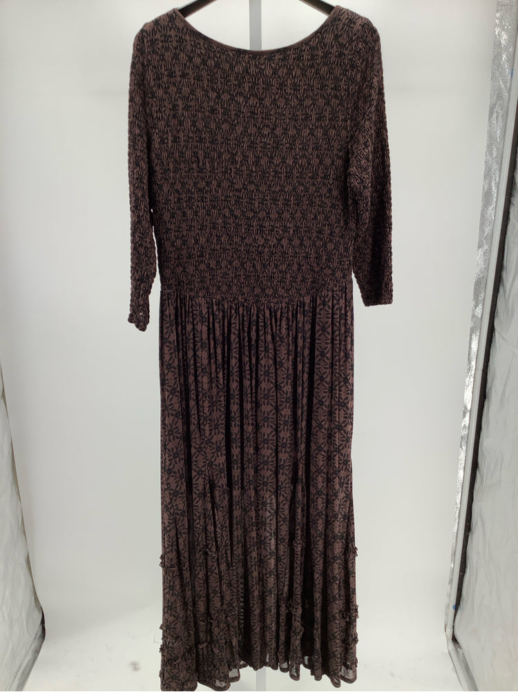 Free People Size XL Brown & Black Dress