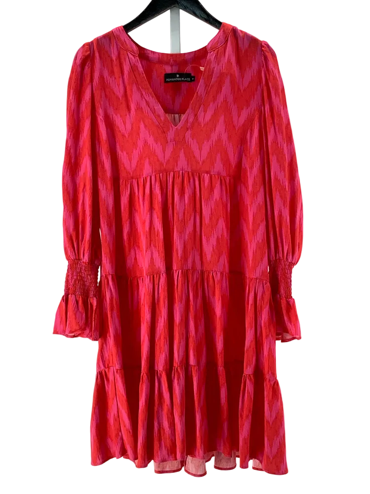 Pomander Place Size M Red & Pink Dress