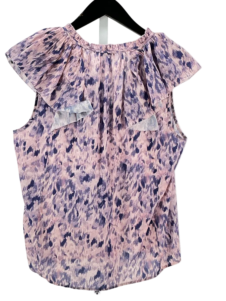 Rails Size M Pink & Blue Shirt