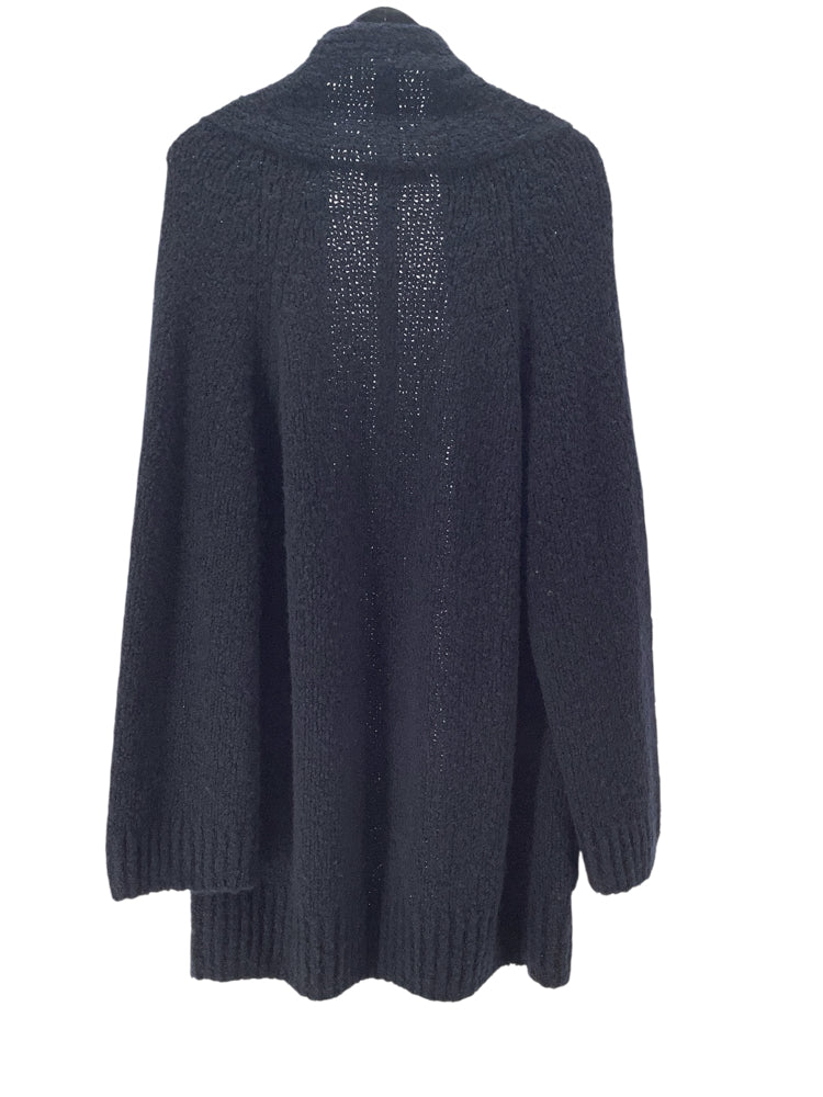 Vince Size L Black & Navy Cardigan