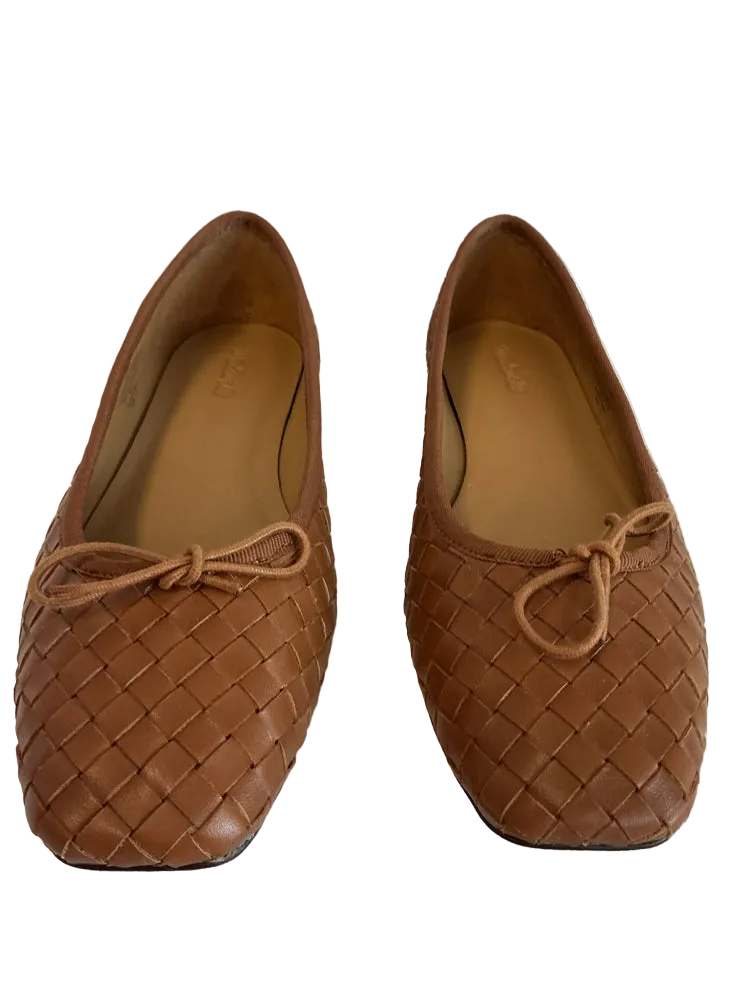 Madewell Shoe Size 7.5 Brown ANELISE Flats