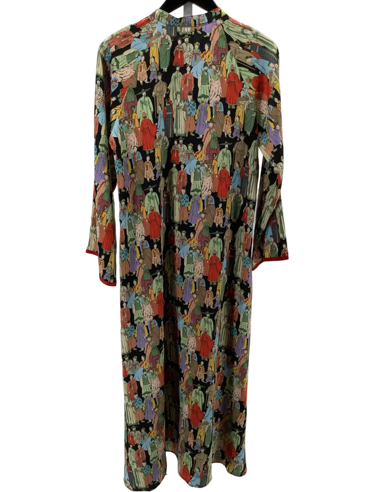 Natori Size M Black multi Kaftan