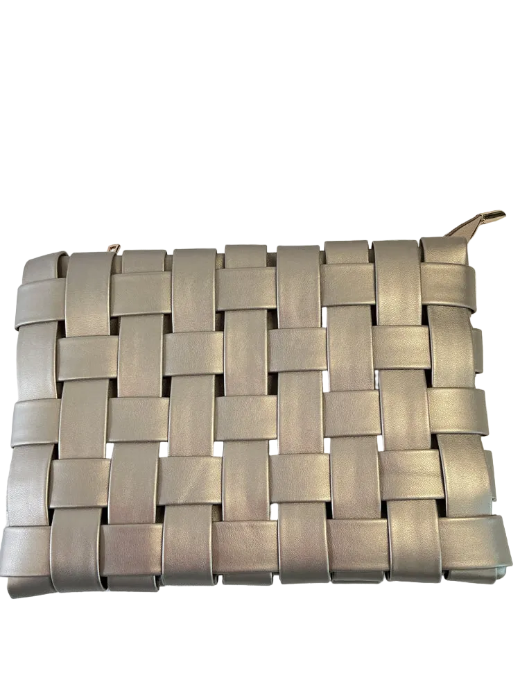 by anthropologie Silver Clutch