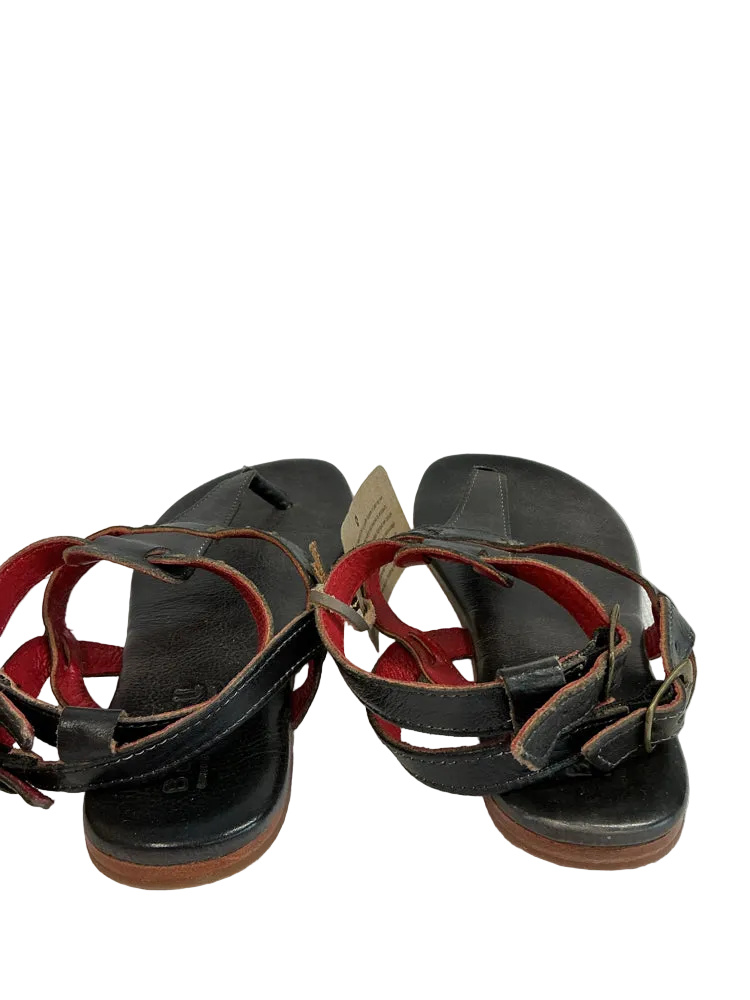 Bed Stu Shoe Size 7.5 Black Moon Sandals
