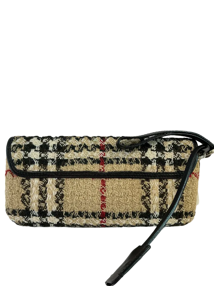 Burberry Tan Multi Wristlet
