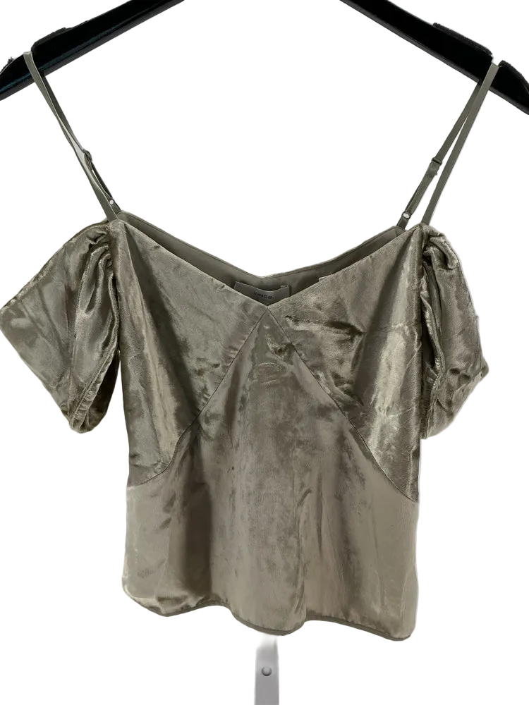 Vince Size 0 Green Shirt