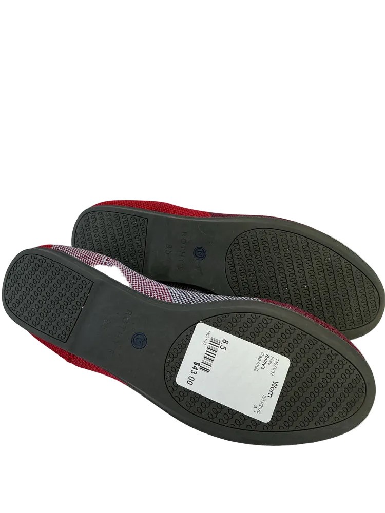 Rothy's Shoe Size 8.5 Red multi Flats
