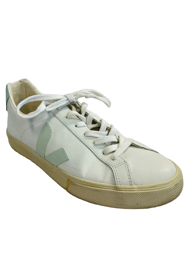 Veja Shoe Size 10 White & blue Sneakers