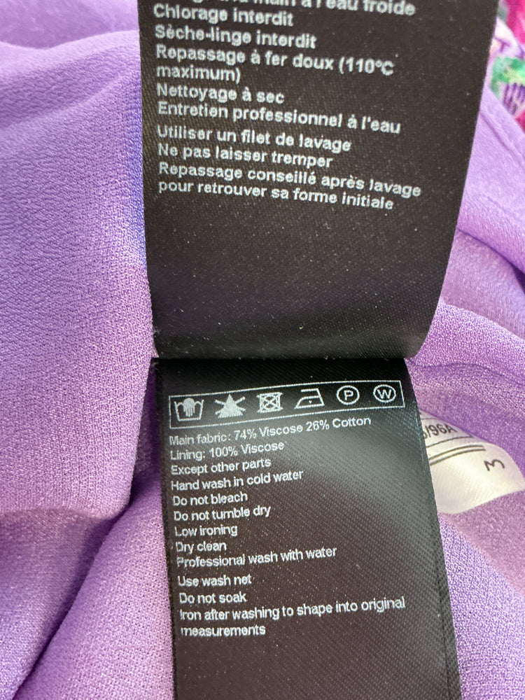 ba&sh Size L Purple multi Dress