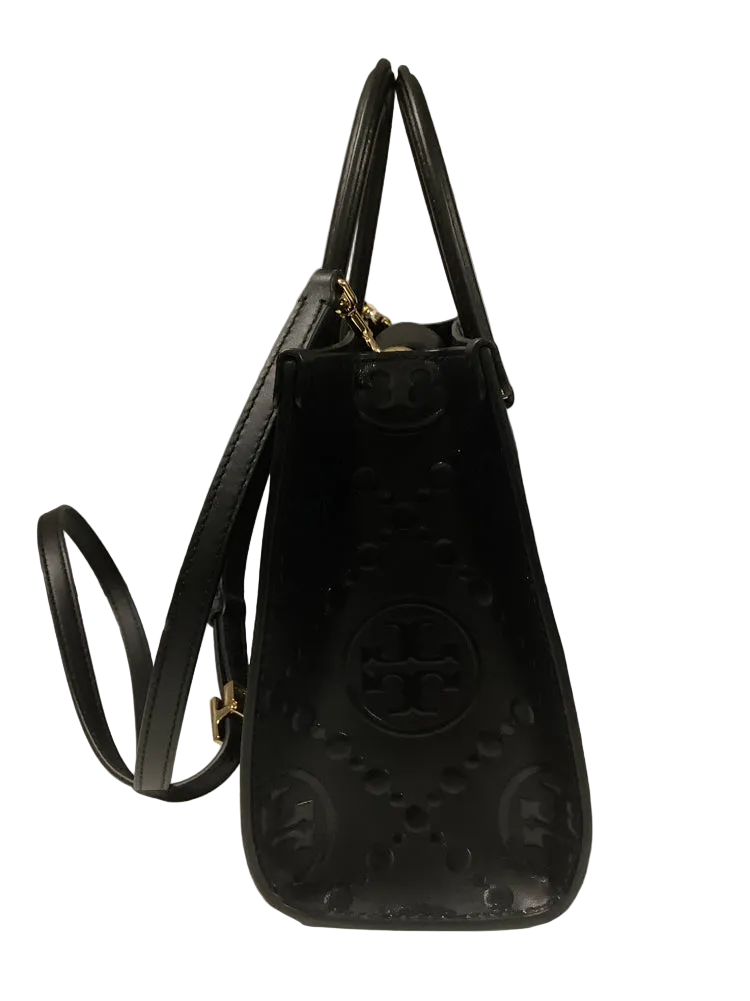 Tory Burch Black T Monogram Handbags