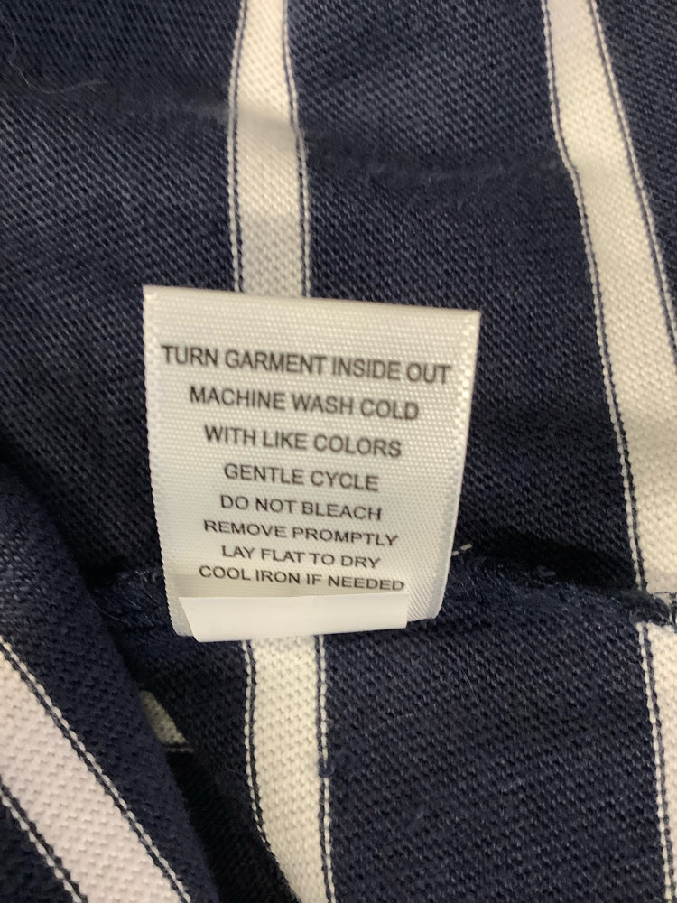 AYR Size L Navy & white The Practice Tee Shirt