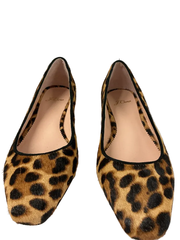 Jcrew Shoe Size 8 Black multi Carolyn Flats