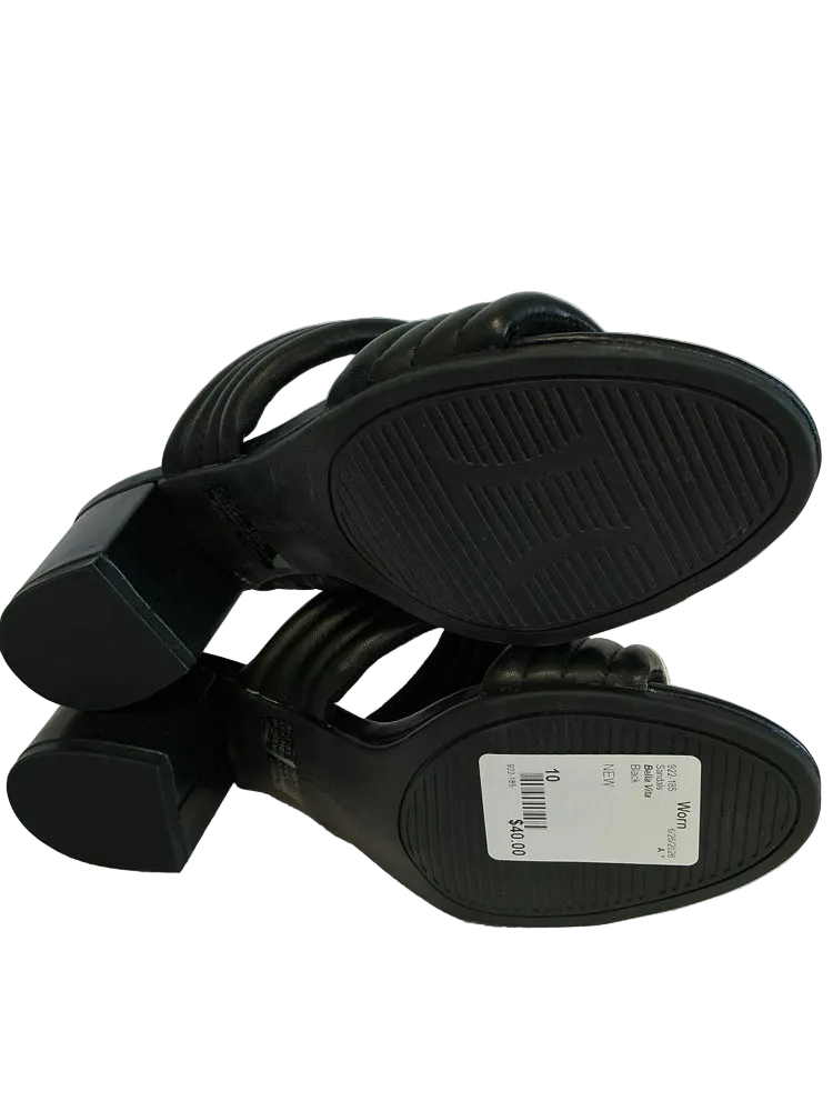 Bella Vita Shoe Size 10 Black Sandals