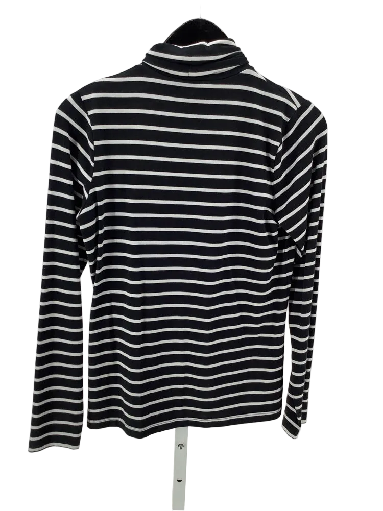 Banana Republic Size M Black & White Shirt