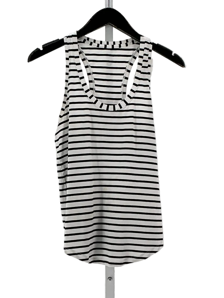 lululemon Size S Black & White Tank Top