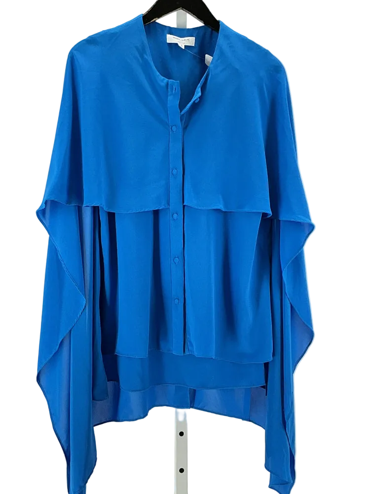 Prabal Gurung Size 8 Blue Shirt