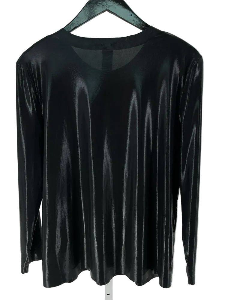Norma Kamali Size S Black Shirt