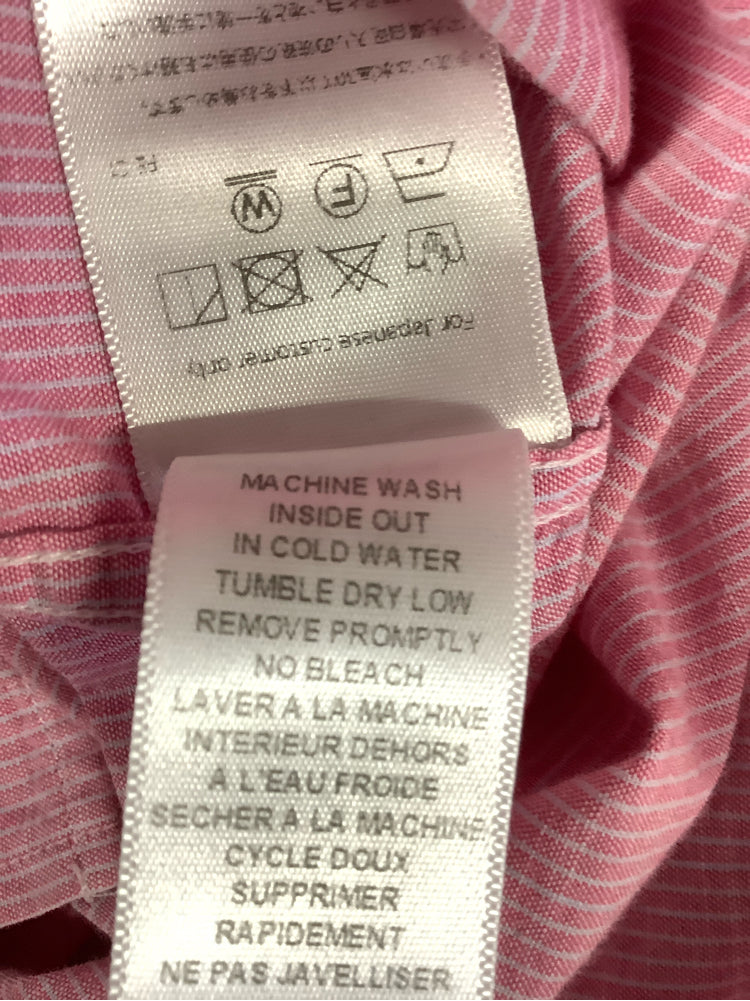 Frank & Eileen Size M Pink & White Eileen Shirt