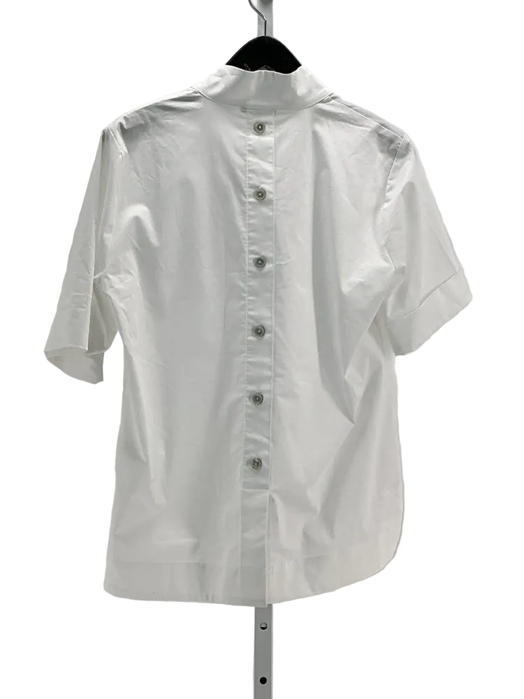 Hinson Wu Size 12 White Aileen Shirt