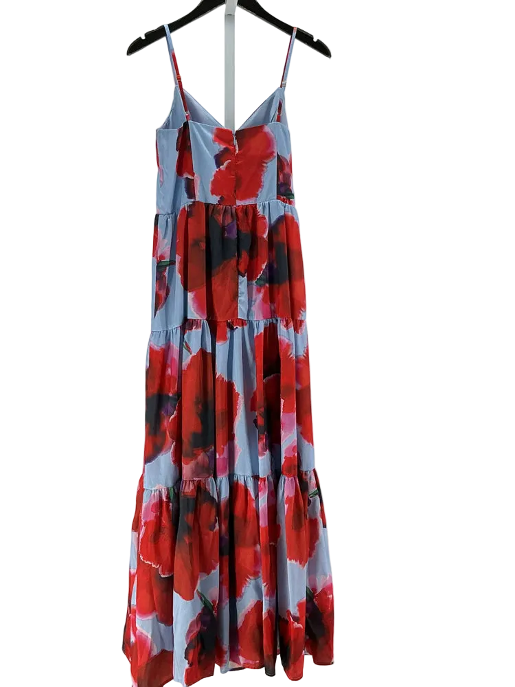 Boston Proper Size 8 Red multi Dress