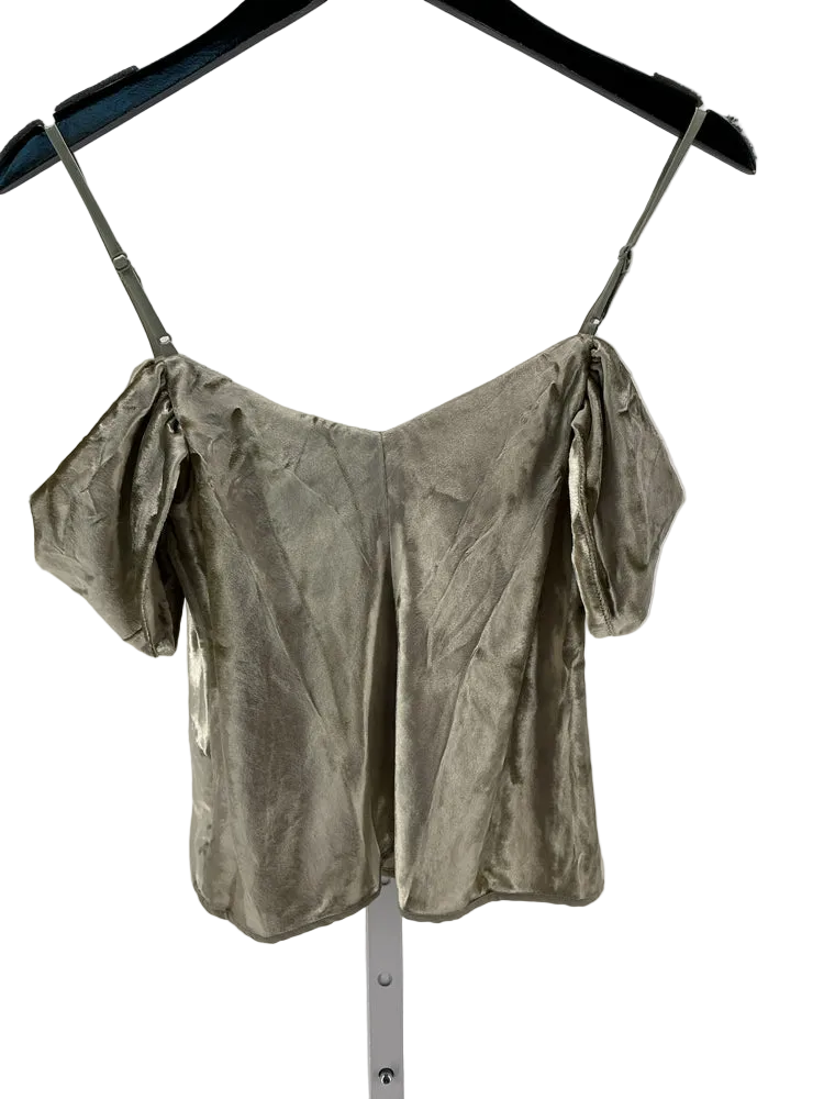 Vince Size 0 Green Shirt